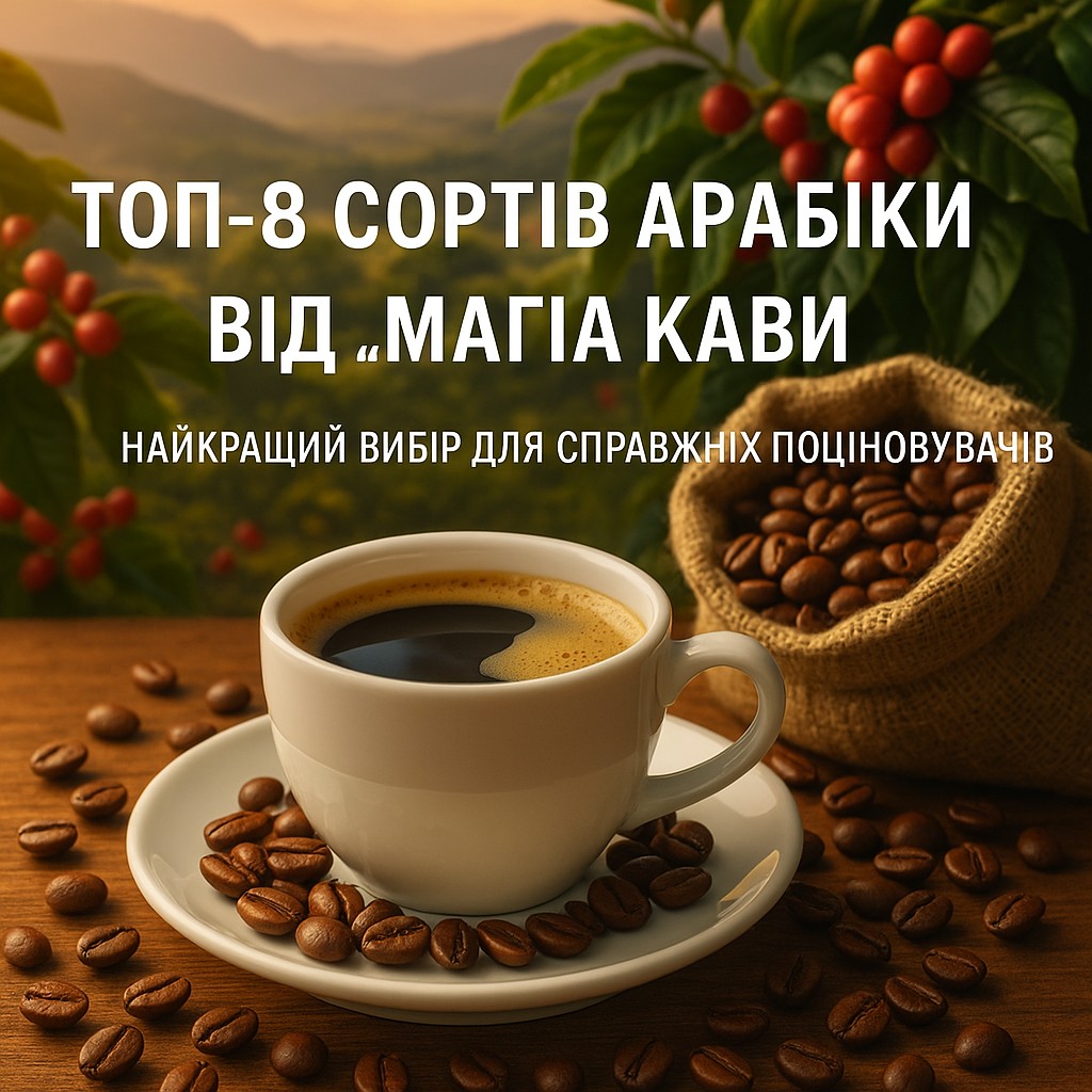 Топ-8 сортів арабіки від «Магія кави»: найкращий вибір для справжніх поціновувачів