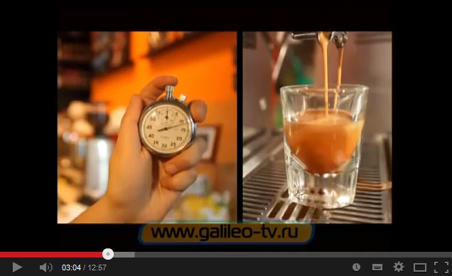 Сюжет о кофейных напитках и кофейнях