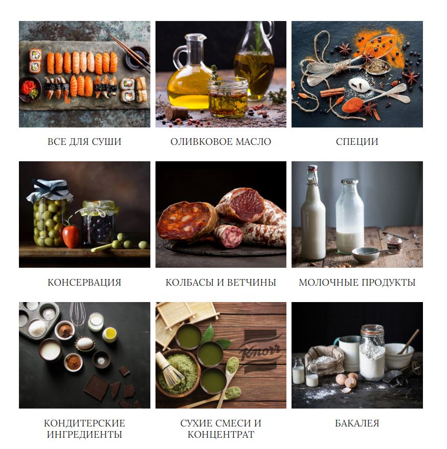 Интернет покупки продуктов