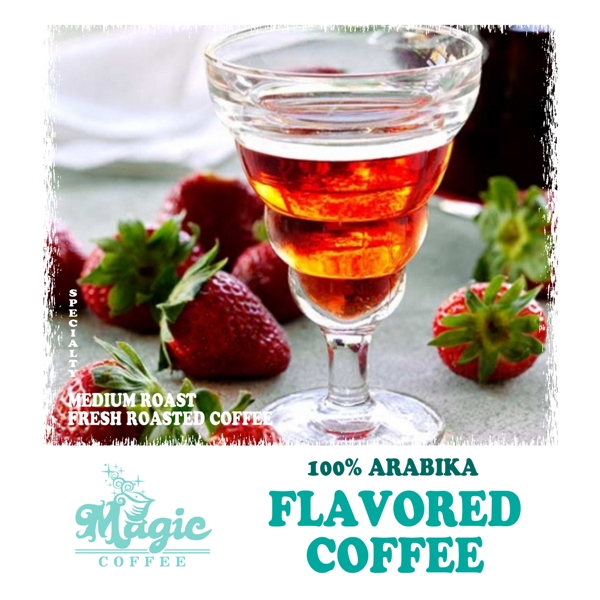 Кава ароматизована Полуниця + Ванільний лікер