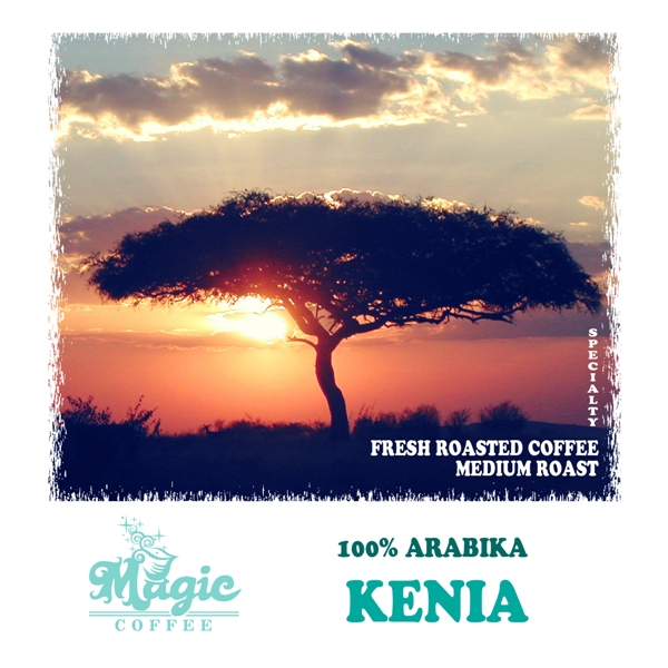 Кава свіжого обсмаження Кенія АА