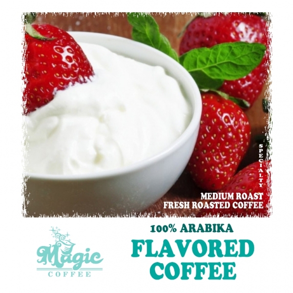 Кофе ароматизированный Клубника со сливками