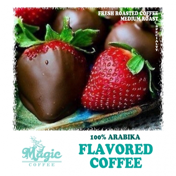 Кофе ароматизированный Клубника в шоколаде