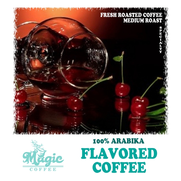 Кофе ароматизированный Вишня на коньяке