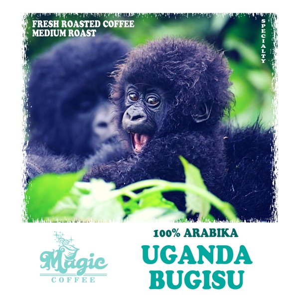 Кава свіжого обсмаження Уганда Бугишу