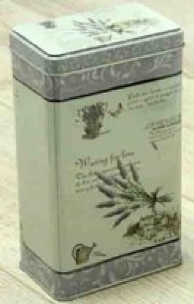 Банка ''Цветы'' прямоуг.