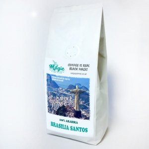 Кофе свежей обжарки Бразилия Сантос
